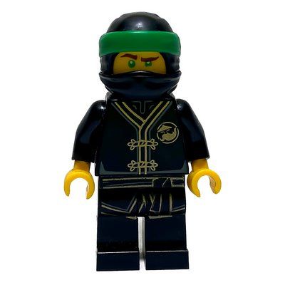 Figurine Lloyd in Black Training Gi, with Head Wrap du set 30532