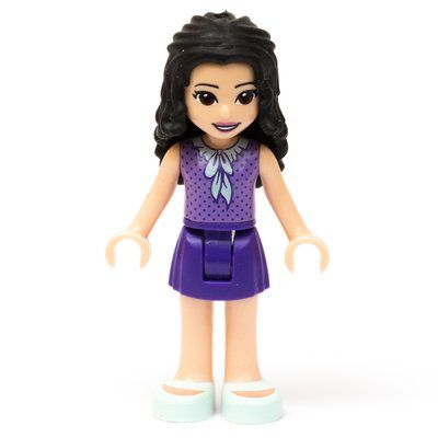 Figurine Emma - Medium Lavender Dotted Top, Dark Purple Skirt du set 41340