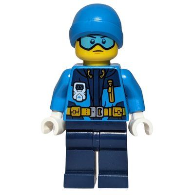 Figurine Arctic Explorer, Beanie Hat, Printed Goggles du set 60195