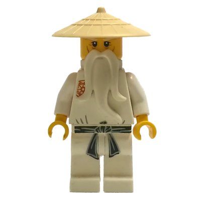 Figurine Master Wu in White Robes (The Golden Weapons) du set 853111