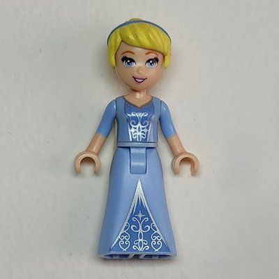 Figurine Cinderella - Bright Light Blue/Medium Blue Dress du set 41154