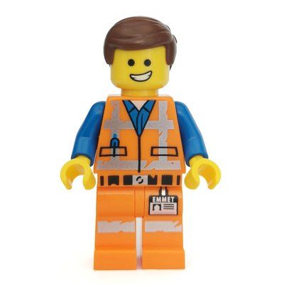 Minifigur Emmet, Worn Outfit, Happy / Scared aus Set 70823