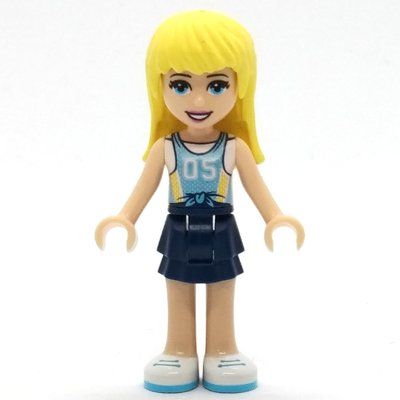 Minifigur Stephanie - Medium Blue Jersey, Dark Blue Skirt aus Set 41364