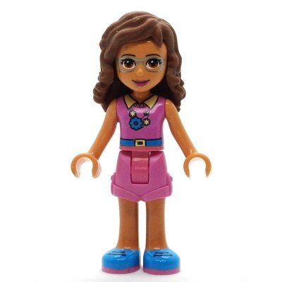 Figurine Olivia - Dark Pink Top, Dark Pink Skirt du set 41383