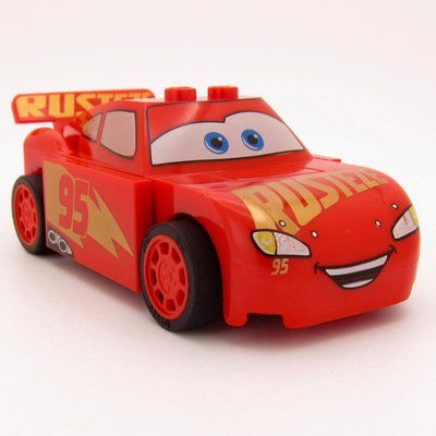 Figurine Lightning McQueen, Juniors, Large Rust-eze Logo du set 10743