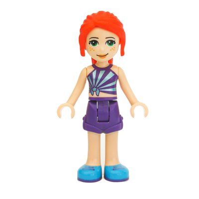Minifigurka Mia - Dark Purple Top, Dark Purple Skirt z zestawu 41388