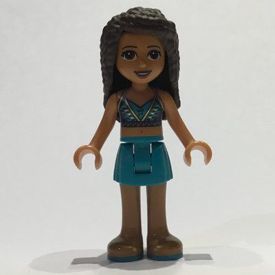 Figurine Andrea - Dark Turquoise Bikini, Dark Turquoise Skirt du set 41384