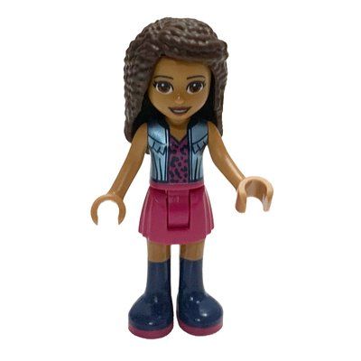 Figurine Andrea - Medium Blue Jacket, Magenta Skirt du set 41405