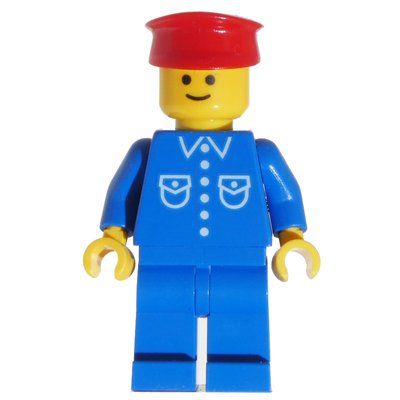 Figurine Blue Torso, Blue Legs, Red Hat du set 40370