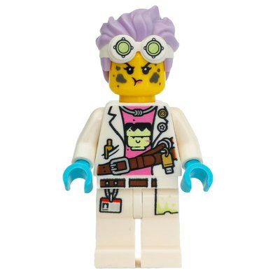 Figurine J.B. Watt, Lab Coat, Medium Lavender Hair with Goggles du set 70424