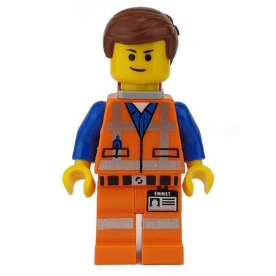 Minifigur Emmet, Piece of Resistance, Eyebrows, Happy / Scared aus Set 70802