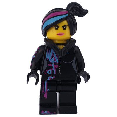 Figurine Wyldstyle in black jumpsuit du set 70810
