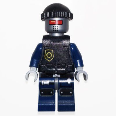 Minifigura Robot Police, Hat, Armor del set 70808