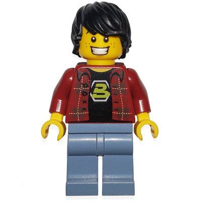 Minifiguur Blacktron Fan uit set 70813