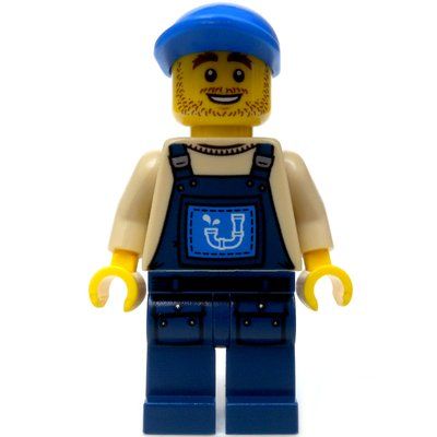 Minifigure Plumber Joe del set 70811