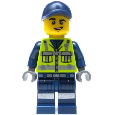 Minifigure Garbage Man Dan del set 70805
