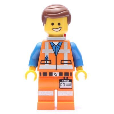 Figurine Emmet, Piece of Resistance, Happy / Scared du set 70810