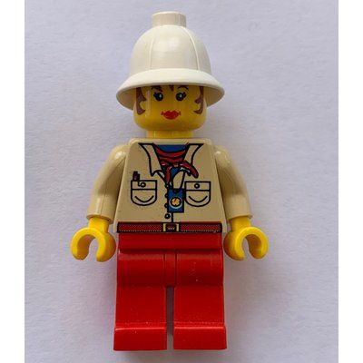 Minifigur Miss Gail Storm with Red Legs aus Set 5978