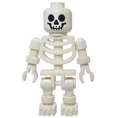 Figurine Skeleton, Standard Face, Ball Joint Arms (3626b Head) du set 7569