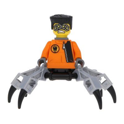 Minifigure Spy Clops with Pearl Light Gray Legs del set 8634
