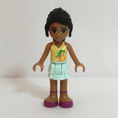 Minifigur Nicole - Bright Light Yellow Top, Bright Pink Skirt aus Set 3184