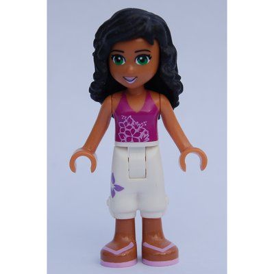 Minifigure Ella - Magenta Top, White Trousers del set 3185