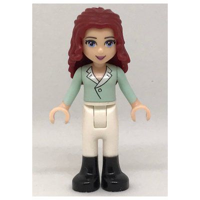 Minifigure Theresa - Light Aqua Top, White Trousers del set 3185