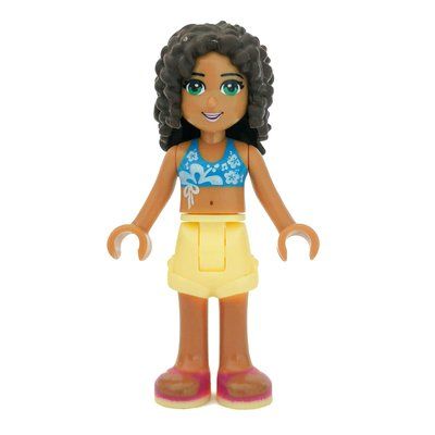 Figurine Andrea - Dark Azure Bikini, Bright Light Yellow Skirt du set 41008