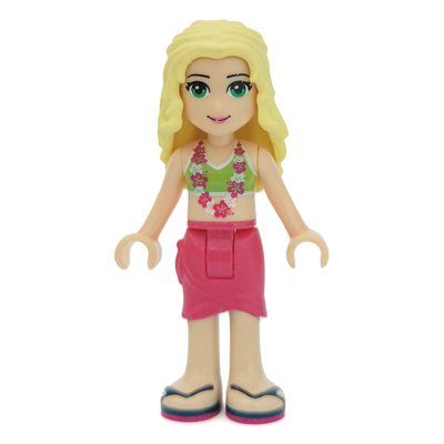 Figurine Isabella - Lime Bikini, Magenta Skirt du set 41008