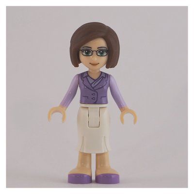 Figurine Ms. Stevens - Medium Lavender Shirt, White Dress du set 41005