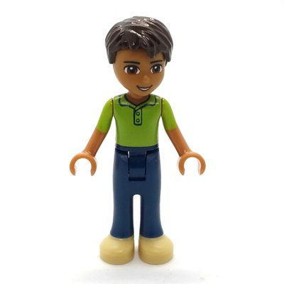 Minifigura Robert - Lime Vest, Dark Blue Trousers del set 41057