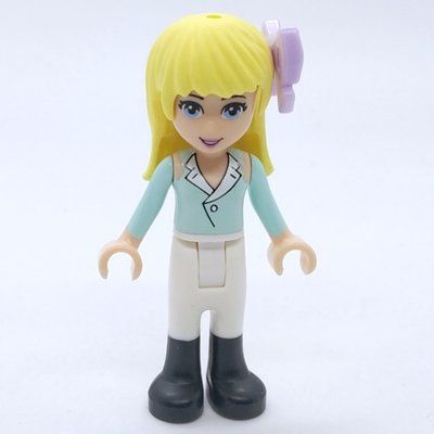 Minifigura Stephanie - White Blouse, White Trousers, Bow del set 41057