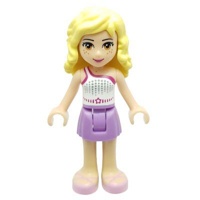 Figurine Naya - White Top, Medium Lavender Skirt du set 41035