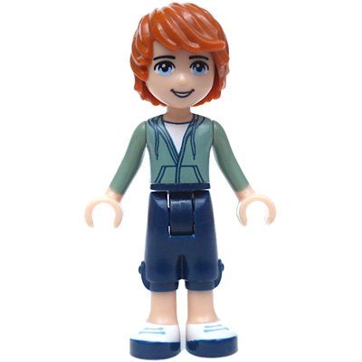 Minifigura Julian - Sand Green, Dark Blue Trousers del set 41058