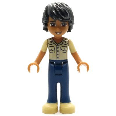 Minifigure Matthew - Tan Shirt, Dark Blue Trousers del set 41036