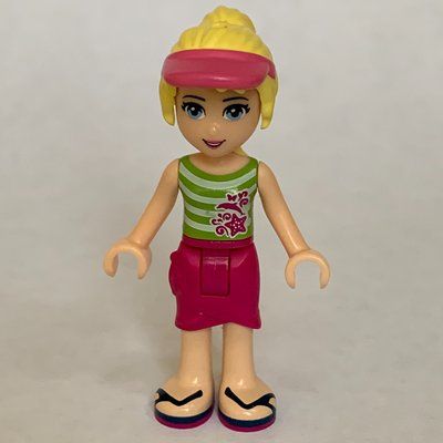 Figurine Stephanie - White/Lime Top, Magenta Skirt du set 41037