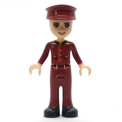 Minifigure Nate - Dark Red Piccolo del set 41101