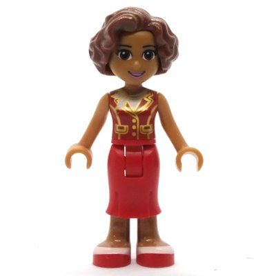 Minifigure Susan - Red Vest, Red Dress del set 41101