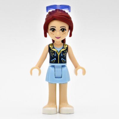 Minifigur Mia - Dark Blue Vest, Bright Light Blue Skirt aus Set 41106