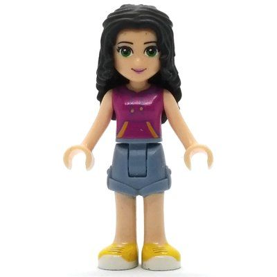 Minifigure Emma - Magenta Top, Sand Blue Skirt from set 41122