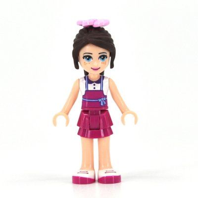 Minifigura Naomi - White Top, Magenta Apron del set 41119