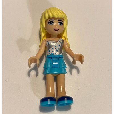 Figurine Stephanie - White/Silver Top, Medium Azure Skirt du set 41132