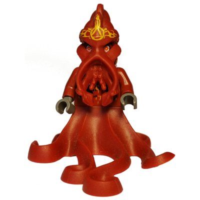 Minifigure Atlantis Squid Warrior del set 8078