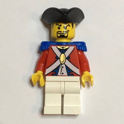 Minifiguur Soldier (Imperial Soldier II) - Black Beard, Blue Epaulettes uit set 6299