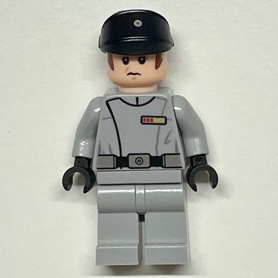 Figurine Imperial Officer, Light Bluish Gray Uniform, Black Hat du set 75159
