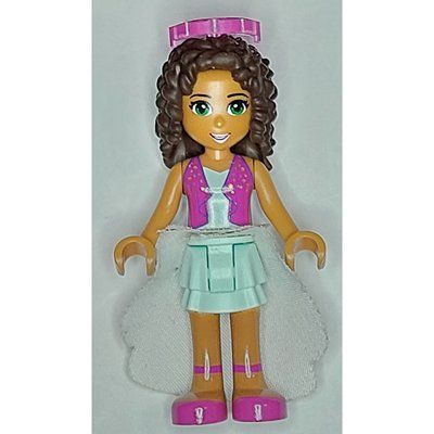 Figurine Andrea- Magenta Vest, Light Aqua Skirt du set 41135