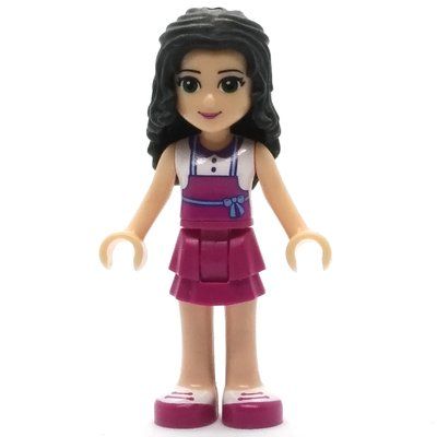 Minifiguur Emma - White Top, Magenta Apron uit set 41311