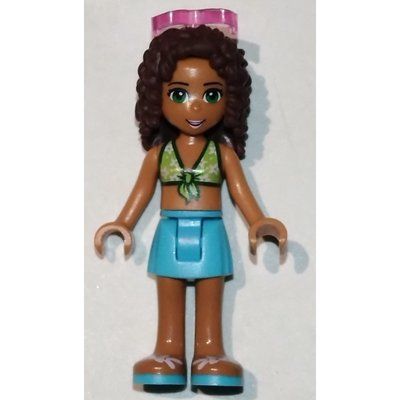 Figurine Andrea - Lime Bikini, Medium Azure Skirt du set 41313