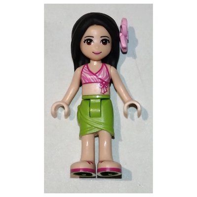 Figurine Martina - Dark Pink Bikini, Lime Skirt du set 41313