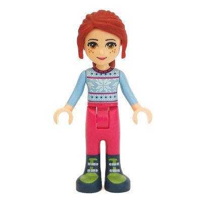 Minifigurka Mia - Bright Light Blue Sweater, Magenta Trousers z zestawu 41319